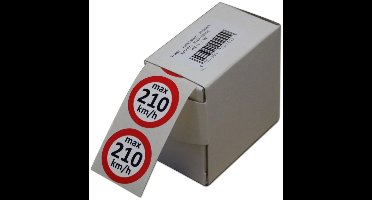 Snelheidsstickers voor winterbanden in dispenserdoosje / 100 st. - R: max. 170 km/h