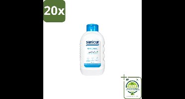 20 x Sanicur Bath & Showergel Original 300 ml - Grootverpakking - Bad En Douchegel - Milde Reiniging - Huidverzorging - Hydraterende Gel - Gevoelige Huid