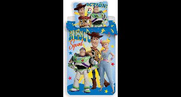Toy Story Rescue Squad Dekbedovertrek - Eenpersoons - 140x200 cm - Blauw