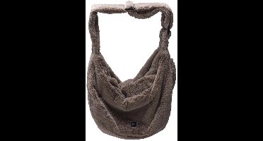 Designed by Lotte Laki Draagtas Hond - Hondentas - Voor kleine honden - Verstelbare draagzak - Taupe - 48x20x35 cm
