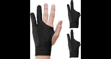 Professionele Tekenhandschoen voor Grafische Tablets en Tekeningen (2 Stuks)