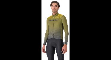 Castelli Apice Thermal Trui Met Lange Mouwen Groen XL Man