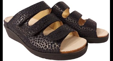 Durea Slipper 7369 047 2003 Blauw Wijdte J