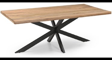 Eettafel Colin Mangohout Rechthoek 5 cm Dik – 220x100x75 cm