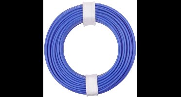 Donau Elektronik 175-012 Draad LiY 1 x 0.75 mm² Blauw 1 stuk(s)