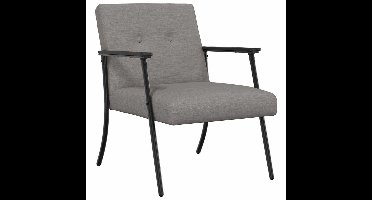 vidaXL - Fauteuil - Taupe - Stof