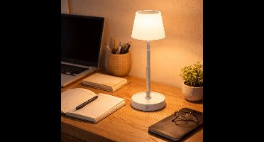 Out of the Blue - Verstelbare Tafellamp – LED – Dimbaar – USB Oplaadbaar – 11x10.8x11.8 cm