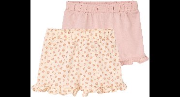Vertbaudet Set van 2 short met ruches