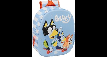 Schoolrugzak Bluey Wit Licht Blauw 27 x 33 x 10 cm