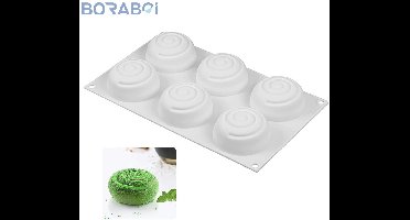 Boraboi® Siliconen Bakvorm - Anti-aanbak - Ronde Spiraal - 30x17,5 cm