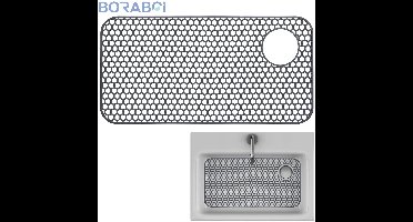 Gootsteenmat - Siliconen - 72 x 36,5 cm - Antislip - Hittebestendig