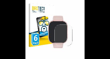 BROTECT - Screenprotector voor Mingtawn ‎T8 1.83" - Folie Beschermfolie transparant 6 Stuks