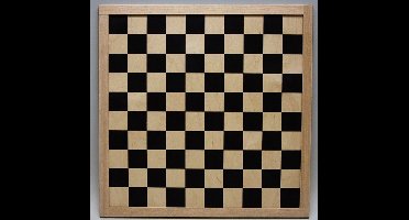 Schaak/dambord blank/zwart 40 cm