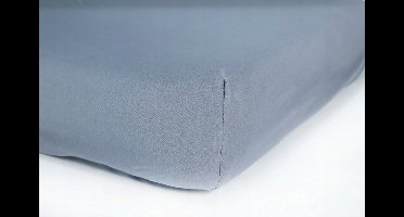 Jersey Hoeslaken met Elastiek Grijs 160x200 cm - Ademend Katoen