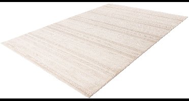 Pierre Cardin Vloerkleed - Design Tapijt - Modern - Ivoor Wit - Laagpolig en Duurzaam - Comfortabel en Elegant