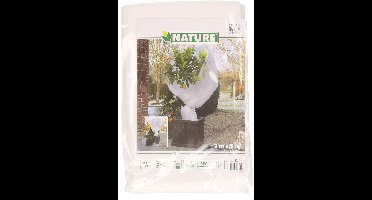 2x stuks plantenhoes/winterafdekvlies tegen vorst wit 2x5 meter 60 g/m2 -