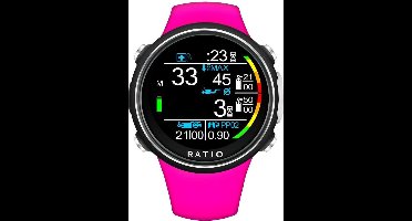 Ratio Idive Color Deep Duikcomputer Roze