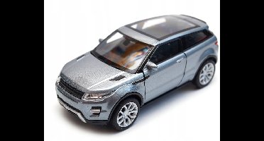 Welly Range Rover Evoque modelauto schaal 1:34 - 39, zilver