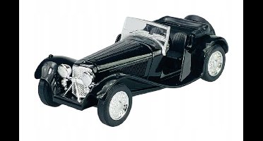 Welly Old Timer SS Jaguar 100 Zwart Metaal 1:34 Model Auto