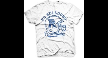 Riverdale Go Bulldogs Vintage T-Shirt White-S
