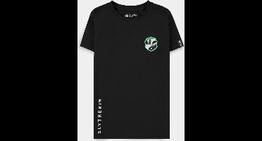 Harry Potter - Slytherin Emblem Kinder T-shirt - Kids 146 - Zwart