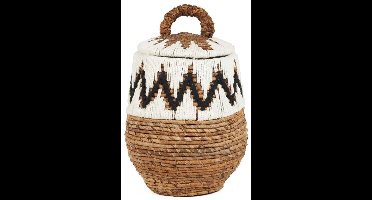 Safaary - The Little Bay Beach Basket - Natural White - S