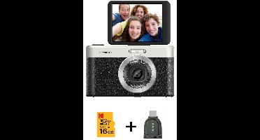 Kodak PIXPRO C1 Zwart -16GB geheugenkaart - kaartreader