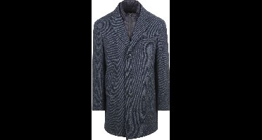 Suitable Coat Wol Twill Donkerblauw - Maat 56 - Heren - Mantels & coats