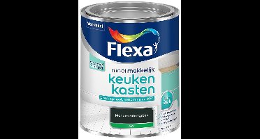 Flexa - Mooi Makkelijk Keukenkasten Mat - Monumentengroen - Mengverf - 0.75 L