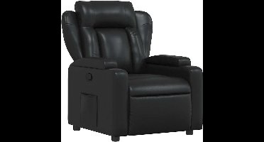 vidaXL - Relaxfauteuil - Zwart - Kunstleer