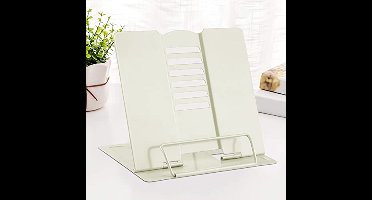 Metalen Boekenstandaard - Verstelbare Leessteun voor Kookboeken, Studyboeken en Tablets