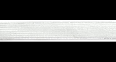 Rimpelelastiek 25 mm wit 20 m - Elastiek - Prym