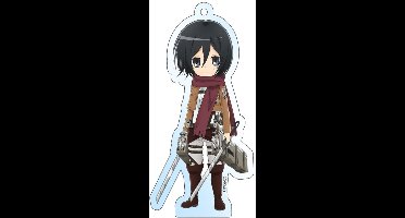 Sakami Merchandise Attack on Titan Acrylic Keychain Mikasa Holographic 8 cm Keyrings