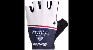 Santini Maillot Jaune Hautacam 2025 Korte Handschoenen Wit S Man,Vrouw