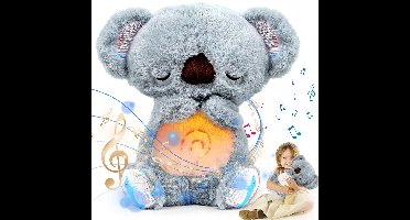 Boraboi® Kalmerende knuffelkoala met ademhaling en licht voor betere slaap