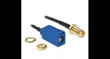 Delock - SMA Buchse zum Einbau - FAKRA C Buchse