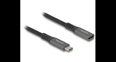 Delock USB-C verlengkabel | USB3.2 10 Gbps | PD 100W | 4K 60Hz | 1 meter