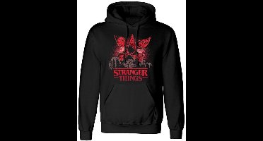 Stranger Things Pixel Demogorgon Heren Trui met capuchon - zwart - XL
