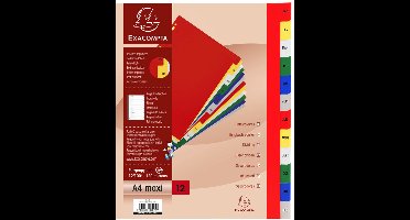 Maandbladwijzers Januari-December, formaat A4