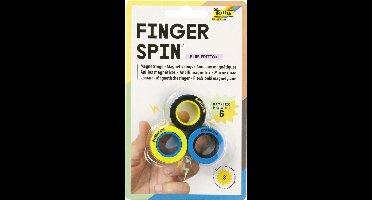 Magneet Vinger spinner Folia licht roze - donker roze en zwart