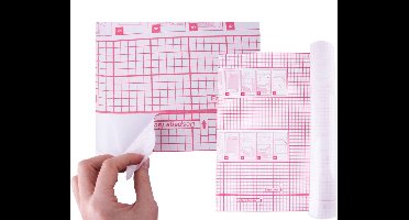 Zelfklevende boekbeschermfolie, 330 mm x 10 m