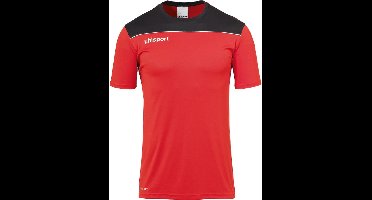 Uhlsport Offense 23 Poly Shirt Kind Rood-Zwart-Wit Maat 140