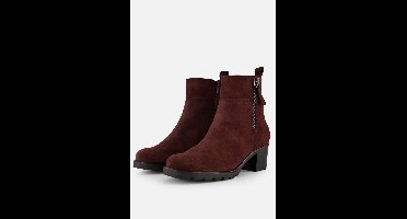 Gabor Enkellaarsjes bordeaux Suede - Maat 36.5