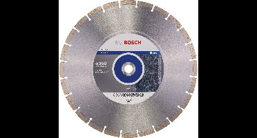 Bosch - Diamantdoorslijpschijf Standard for Stone 350 x 20,00+25,40 x 3,1 x 10 mm