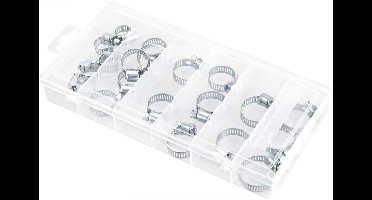 Basetech BT-2299052 11-38 mm Slangklem Metaal 20 stuk(s)