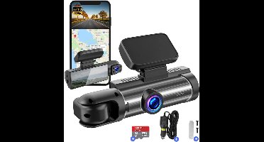 Dashcam voor Auto - Dual - Camerabewaking - Full HD - Zwart