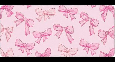 S&E Grote Muismat met Strikpatroon – Antislip & Stijlvol - 90cm x 40cm