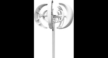 Verticale Windturbine – Windgenerator – Duurzame Energie – Stille Turbine – 5000W Vermogen – Glasvezelbladen – 48V - met Omvormersysteem