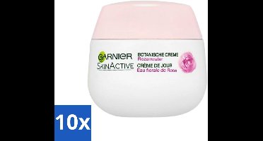 Garnier - SkinActive - Botanische Dagcrème - Rozenwater - Droge & Gevoelige Huid - 50 ml - Bulkverpakking - 10 stuks