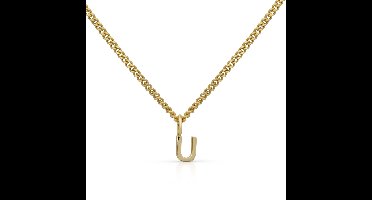 Orolino Halskette Gold 375 mit Anhänger 42/45cm lang Buchstabe U